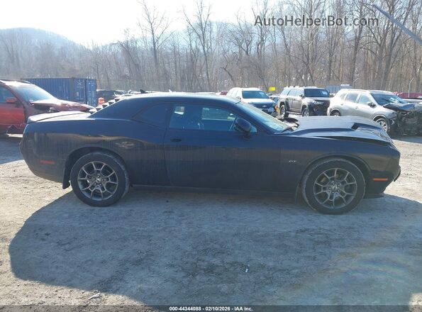 2C3CDZGG9HH553878 2017 DODGE CHALLENGER Black Вид задньої частини салону