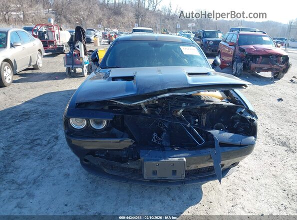 2C3CDZGG9HH553878 2017 DODGE CHALLENGER Black Вид щитка приладів