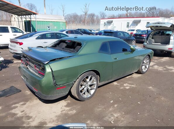 2C3CDZJG0PH521263 2023 DODGE CHALLENGER Green Trasero derecho