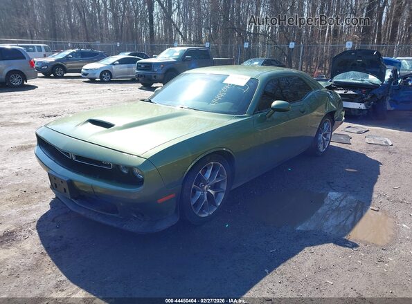 2C3CDZJG0PH521263 2023 DODGE CHALLENGER Green Vista tres cuartos delantera izquierda