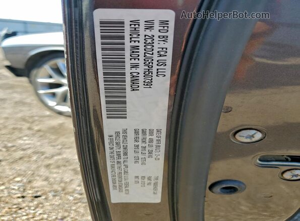 2C3CDZJG5PH507391 2023 DODGE CHALLENGER Серый Вид подкапотного пространства
