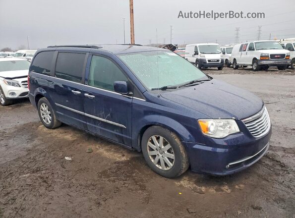 2C4RC1BG0GR120833 2016 CHRYSLER TOWN Blue Przód prawy