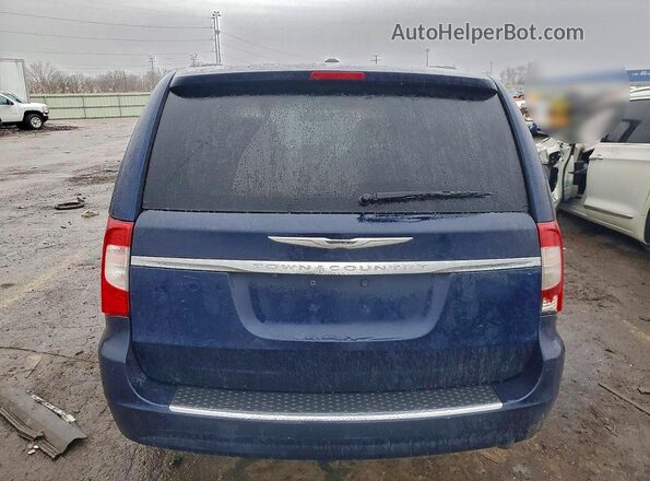2C4RC1BG0GR120833 2016 CHRYSLER TOWN Blue Widok z tyłu