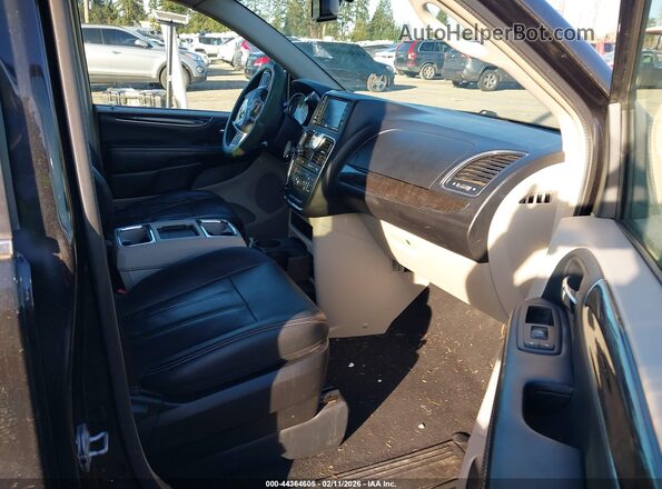 2C4RC1BG1GR230063 2016 CHRYSLER TOWN & COUNTRY Black Widok wnętrza z przodu
