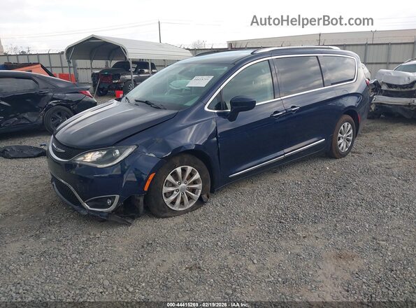 2C4RC1BG1KR561069 2019 CHRYSLER PACIFICA Blue Przód lewy