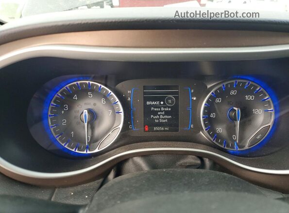 2C4RC1BG7HR820799 2017 CHRYSLER PACIFICA Серый Вид щитка приборов