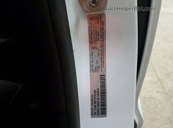 2C4RC1BG7TR191909 2026 CHRYSLER PACIFICA White Вид наклейки з VIN-кодом