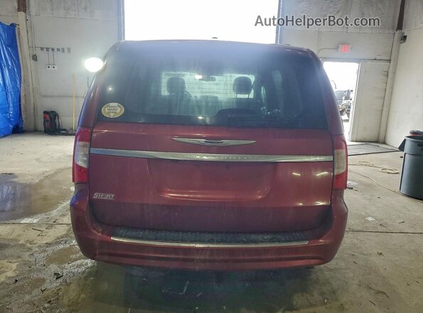 2C4RC1BG8GR200624 2016 CHRYSLER TOWN Красный Вид сзади