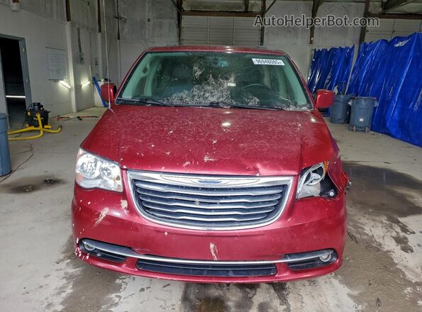 2C4RC1BG8GR200624 2016 CHRYSLER TOWN Красный Вид спереди