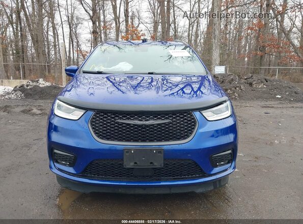 2C4RC1BG8MR556440 2021 CHRYSLER PACIFICA Синий Вид задней части салона