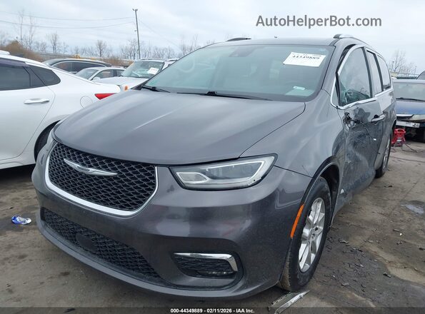 2C4RC1BGXMR556780 2021 CHRYSLER PACIFICA Gray წინა მარცხენა ხედი სამი მეოთხედიდან