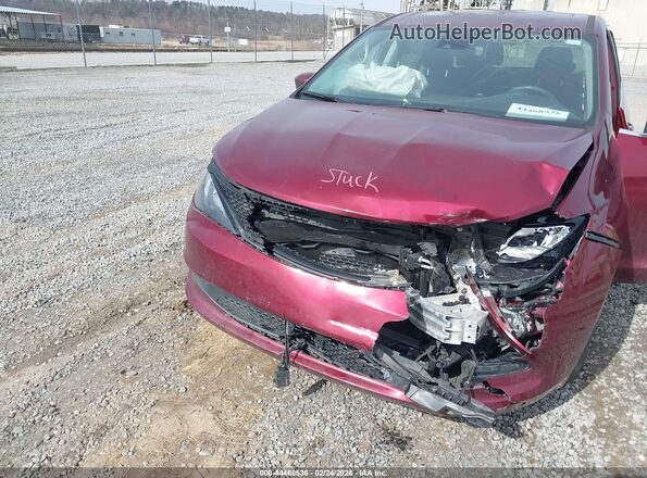 2C4RC1CG3NR166006 2022 CHRYSLER VOYAGER Burgundy Դիմացի տեսք