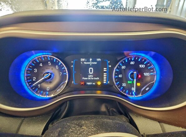 2C4RC1CG3NR208531 2022 CHRYSLER VOYAGER Белый Вид щитка приборов