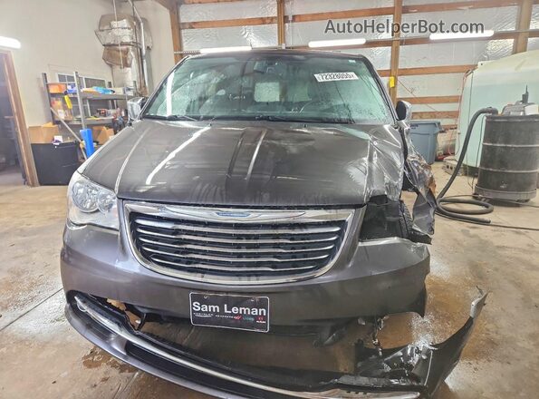 2C4RC1CG6GR221485 2016 CHRYSLER TOWN Gray Widok z przodu