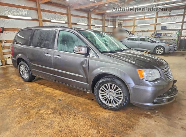2C4RC1CG6GR221485 2016 CHRYSLER TOWN Gray Przód prawy