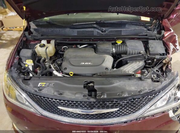 2C4RC1EG8HR551045 2017 CHRYSLER PACIFICA Red Vista trasera