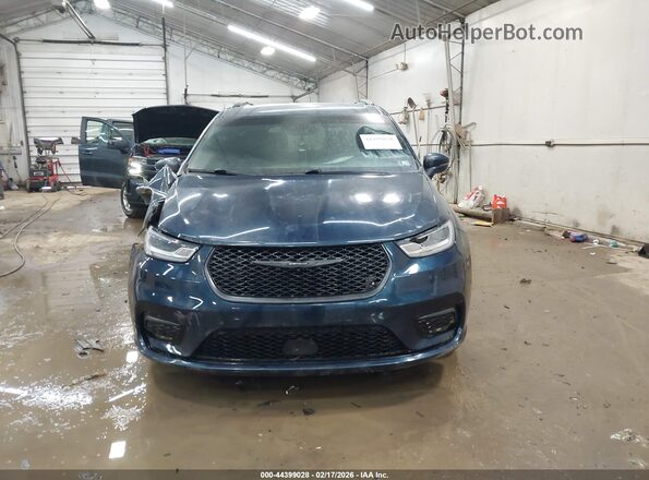 2C4RC1FG0MR593315 2021 CHRYSLER PACIFICA Синий Вид щитка приборов
