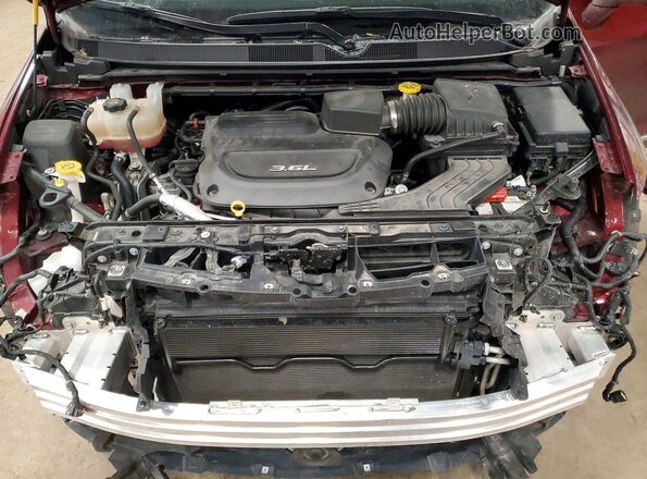 2C4RC1GG5JR259968 2018 CHRYSLER PACIFICA Red Vista del compartimento del motor