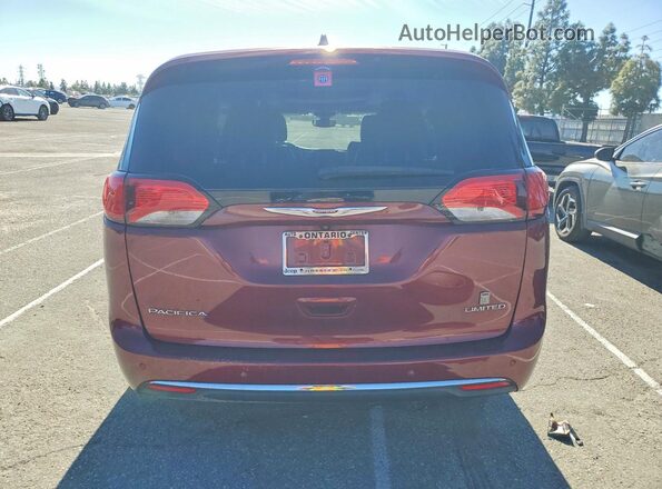 2C4RC1GG5KR730244 2019 CHRYSLER PACIFICA Red Rear view