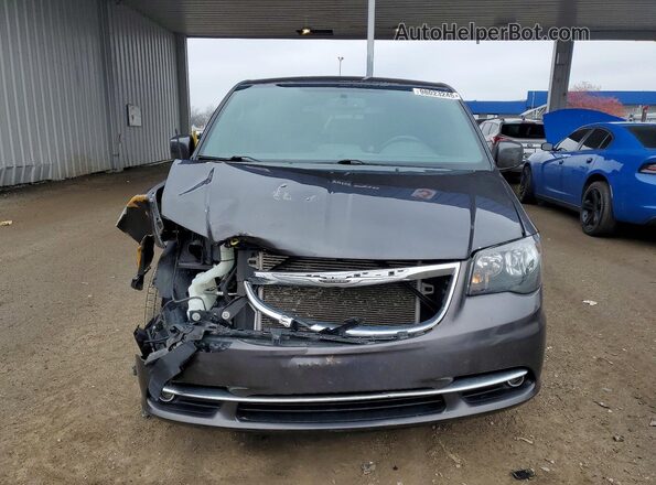 2C4RC1HG5GR113657 2016 CHRYSLER TOWN Charcoal Widok z przodu
