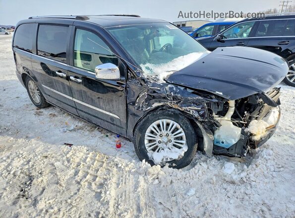2C4RC1JG6GR232456 2016 CHRYSLER TOWN Black Przód prawy