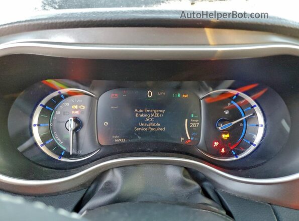 2C4RC1L78PR562466 2023 CHRYSLER PACIFICA Black Instrument cluster view
