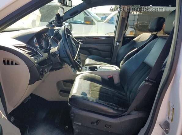2C4RDGCG3GR383381 2016 DODGE GRAND White Vista interior delantera