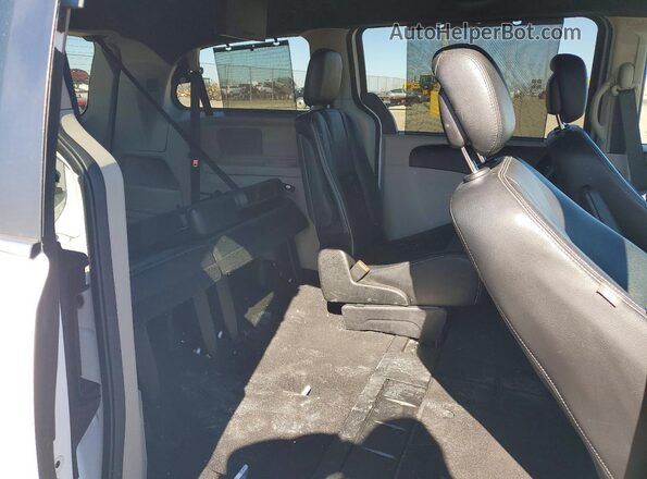 2C4RDGCG3GR383381 2016 DODGE GRAND White Vista interior trasera