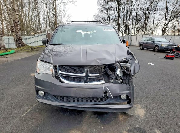 2C4RDGCG4JR216437 2018 DODGE GRAND Black Вид спереду