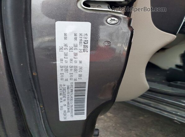 2C4RDGCG4JR216437 2018 DODGE GRAND Black Вид наклейки з VIN-кодом