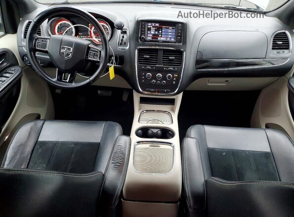 2C4RDGCG4JR216437 2018 DODGE GRAND Black Вид панелі приладів