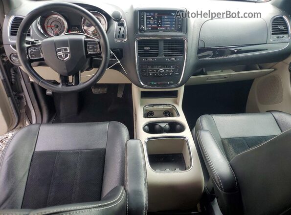 2C4RDGCG8GR335715 2016 DODGE GRAND Silver Dashboard view