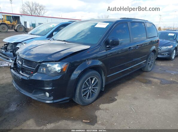 2C4RDGCG9HR824271 2017 DODGE GRAND CARAVAN Gray Vista tres cuartos delantera izquierda