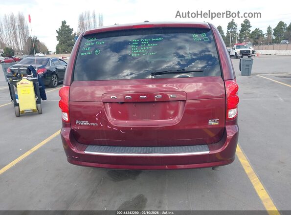 2C4RDGEG0JR219476 2018 DODGE GRAND CARAVAN Red 