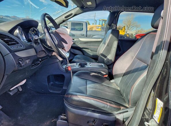 2C4RDGEG2LR207994 2020 DODGE GRAND Black Widok wnętrza z przodu