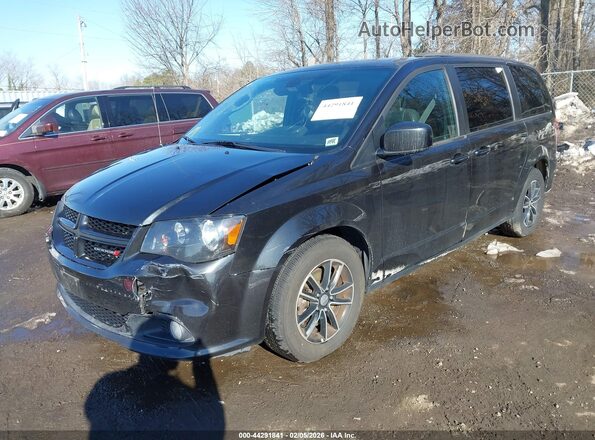 2C4RDGEG7JR324256 2018 DODGE GRAND CARAVAN Black Przód lewy