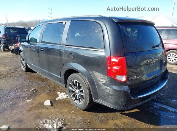 2C4RDGEG7JR324256 2018 DODGE GRAND CARAVAN Black Tył lewy