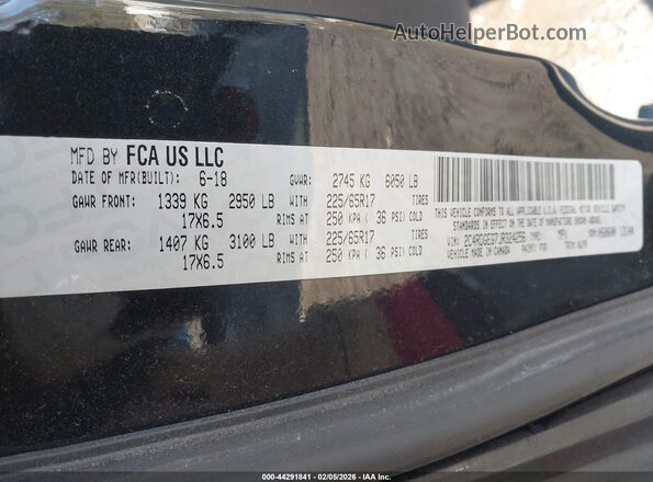 2C4RDGEG7JR324256 2018 DODGE GRAND CARAVAN Black Widok komory silnika