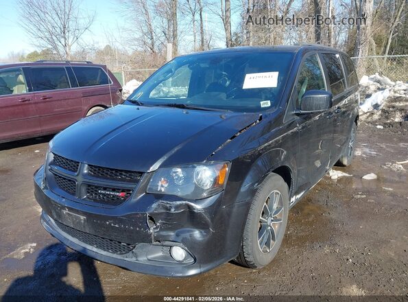 2C4RDGEG7JR324256 2018 DODGE GRAND CARAVAN Black Widok z przodu