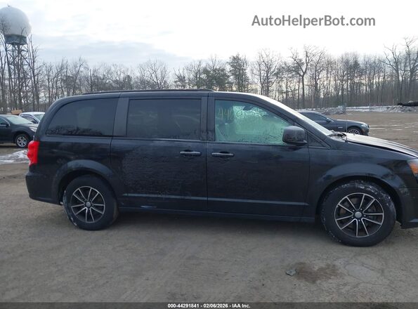 2C4RDGEG7JR324256 2018 DODGE GRAND CARAVAN Black Widok zestawu wskaźników