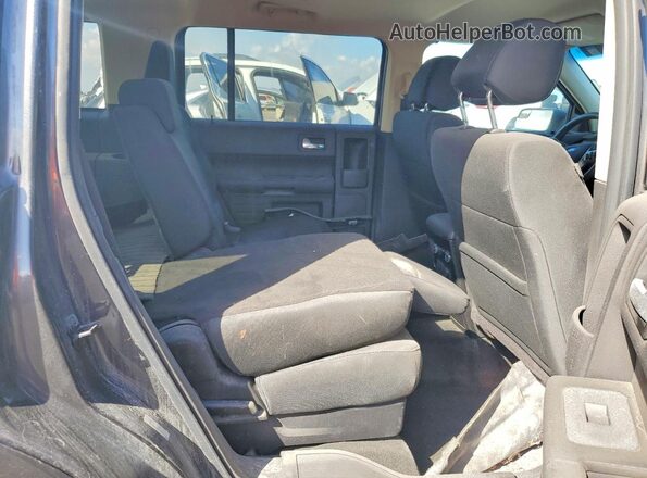 2FMGK5B85JBA16344 2018 FORD FLEX Серый Вид задней части салона