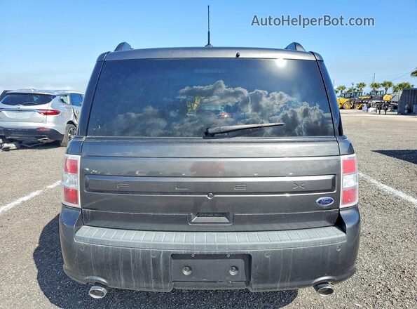 2FMGK5B85JBA16344 2018 FORD FLEX Серый Вид сзади