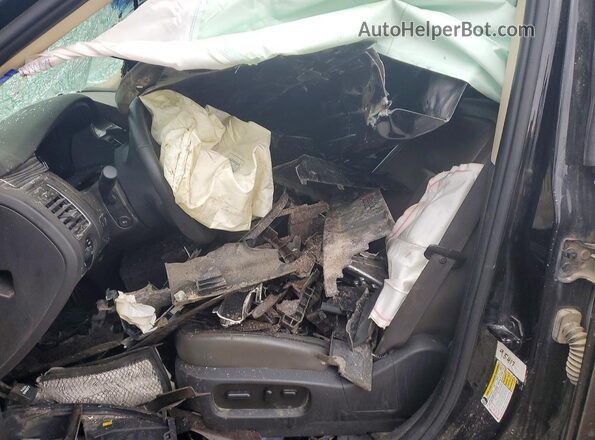 2FMGK5C84GBA23650 2016 FORD FLEX Black Widok wnętrza z przodu
