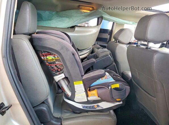 2FMGK5C87HBA11431 2017 FORD FLEX Beige Widok wnętrza z tyłu