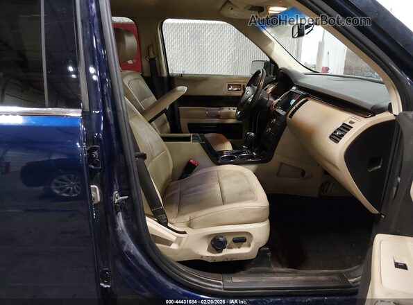 2FMGK5C8XGBA04309 2016 FORD FLEX Blue Widok wnętrza z przodu