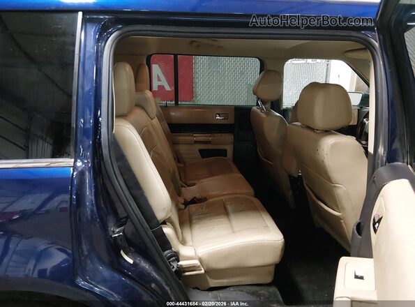 2FMGK5C8XGBA04309 2016 FORD FLEX Blue Widok naklejki z numerem VIN