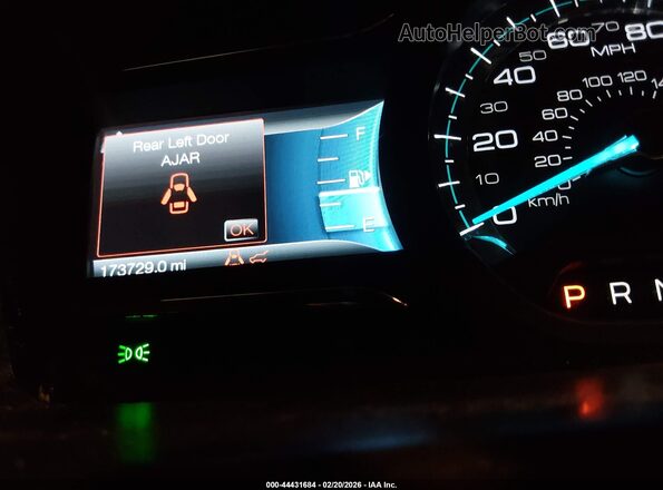 2FMGK5C8XGBA04309 2016 FORD FLEX Blue Widok tylnych siedzeń