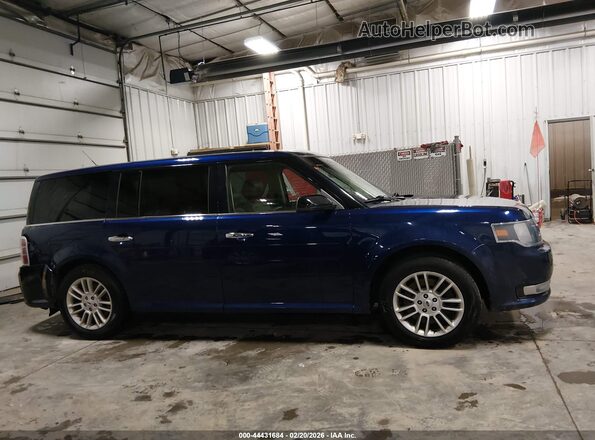 2FMGK5C8XGBA04309 2016 FORD FLEX Blue Widok wnętrza z tyłu