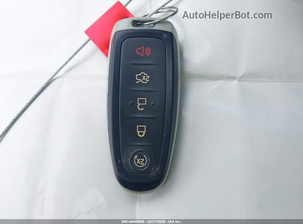 2FMGK5D85HBA00832 2017 FORD FLEX Silver Вид панелі приладів