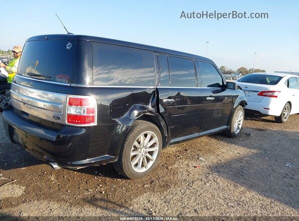 2FMGK5D85KBA32347 2019 FORD FLEX Black Задня права чверть
